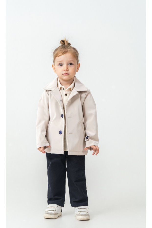 3-Piece Trench Coat (Trench Coat; Shirt; Pants) Baby Boy Set-Lucy2455