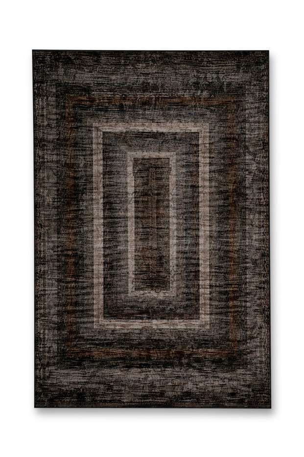 Mosso Coffee Themed Classic Patterned Woven Base Modern Decorative Carpet Mosso2161
