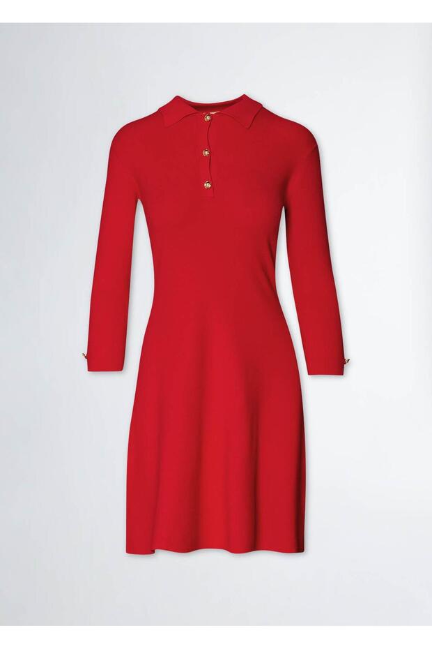 Kırmızı Elbise - 4