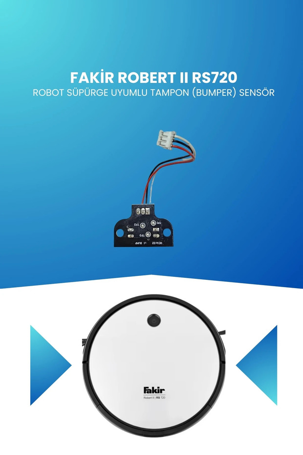 Fakir Robert Ii Rs720 Robot Vacuum Cleaner Compatible Bumper Sensor