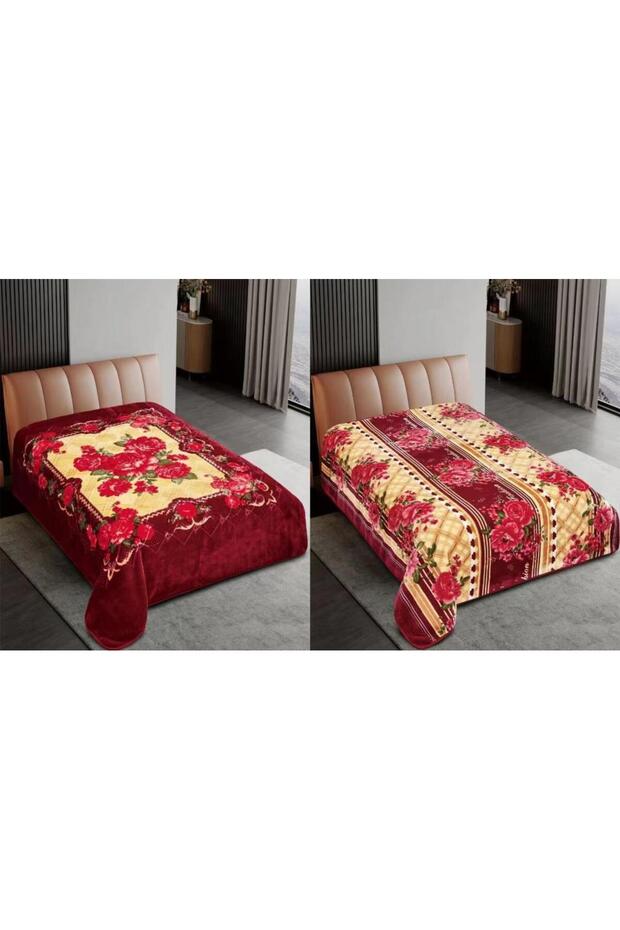 بطانية شتوية مزدوجة الجوانب 6 كجم - 2