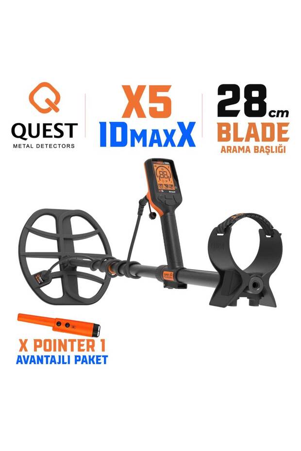 X5 IDmaxX Metal Dedektörü – XPointer 1 HEDİYELİ - 1