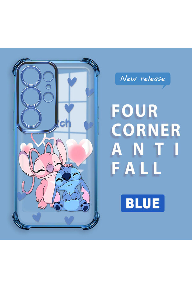 Samsung Galaxy S25 Ultra Compatible Transparent Back Four-Corner Reinforced Impact Protection Silicone Case