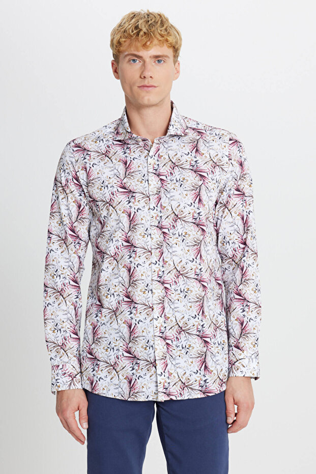Men's White Red
