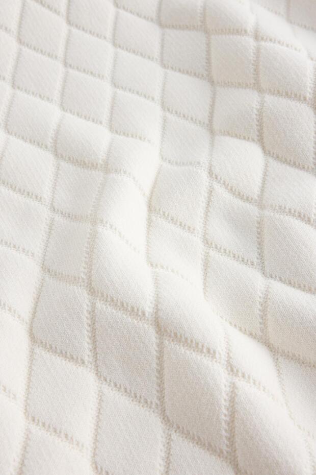 Kapitone örgü ceket - 6