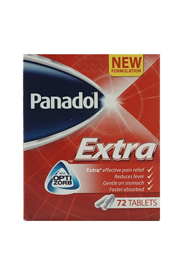 Extra Effective Pain Relief & Reduce Fever- Box of 72 Tablets