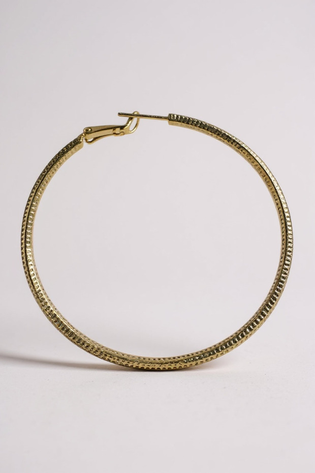 Gold Halka Küpe - 2