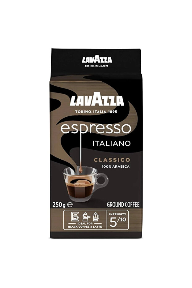 Classico Espresso Italiano Ground Coffee With Intensity 5/10- 250gms