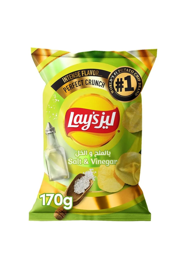 Intense Salt and Vinegar Flavored Potato Chips- 170gms