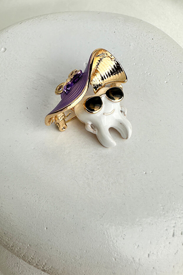 Mineli Sevimli Diş Broş (Ölçü:2 cm) - 2