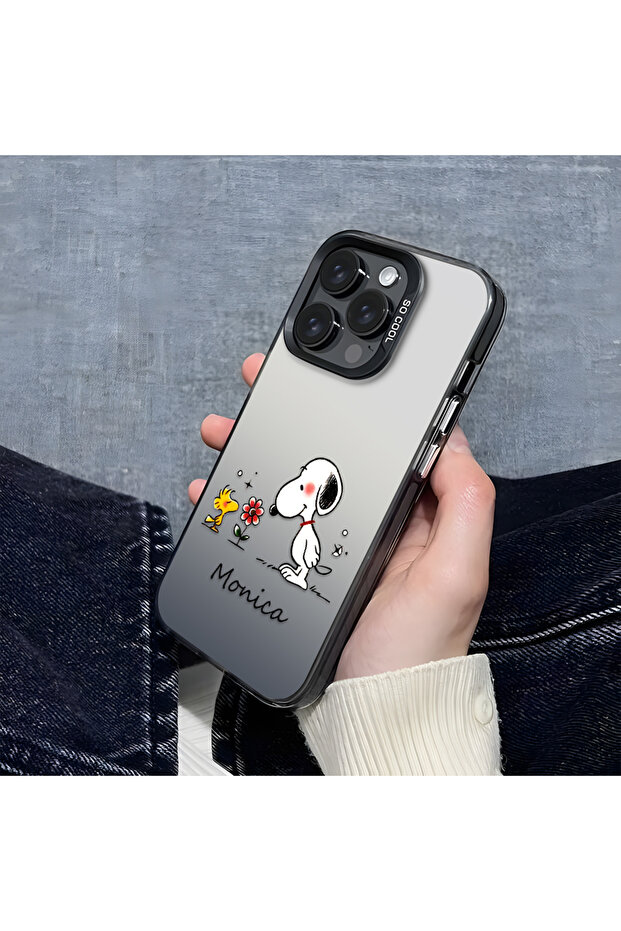 غطاء سيليكون نحيف مقاوم للصدمات بنمط مونيكا متوافق مع هاتف Redmi Note 14S - 4