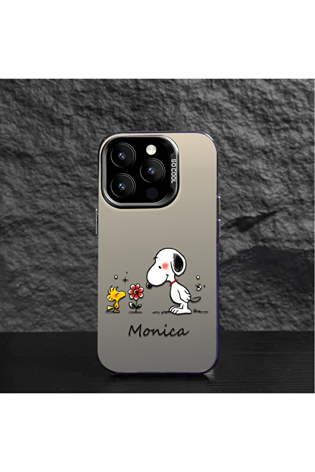 غطاء سيليكون نحيف مقاوم للصدمات بنمط مونيكا متوافق مع هاتف Redmi Note 14S - 5