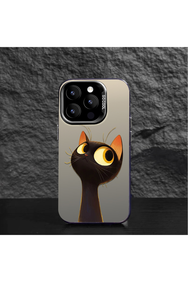 حافظة سيليكون رفيعة مقاومة للصدمات بنمط قطة لطيفة متوافقة مع Poco X7 5G - 5