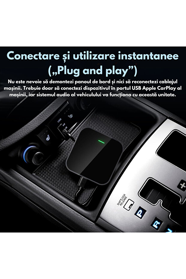 CarPlay & Android Auto Wireless Adapter – Universal USB Android & IOS Auto Compatibility, Wireless - 10