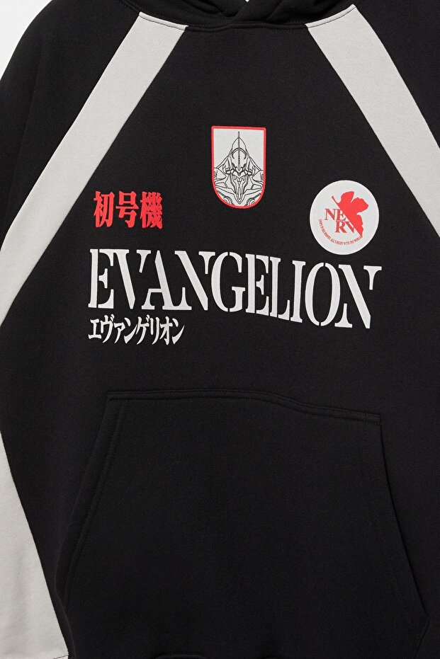 Evangelion kapüşonlu sweatshirt - 7