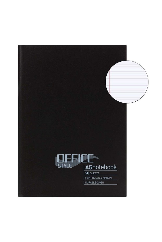 Caiet A5 Negru Coperta PP - 50F