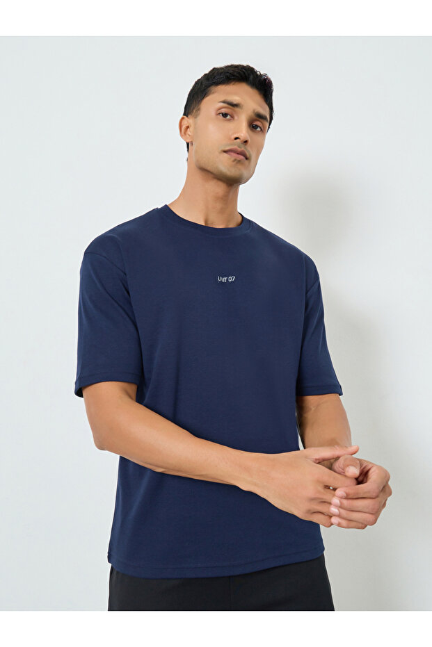 Men Oversized Round Neck T-Shirt