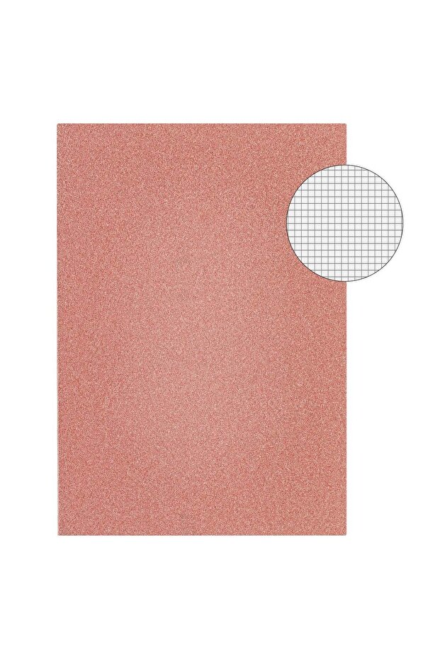 A5 Math Notebook Glitter Pink - 40F - 1