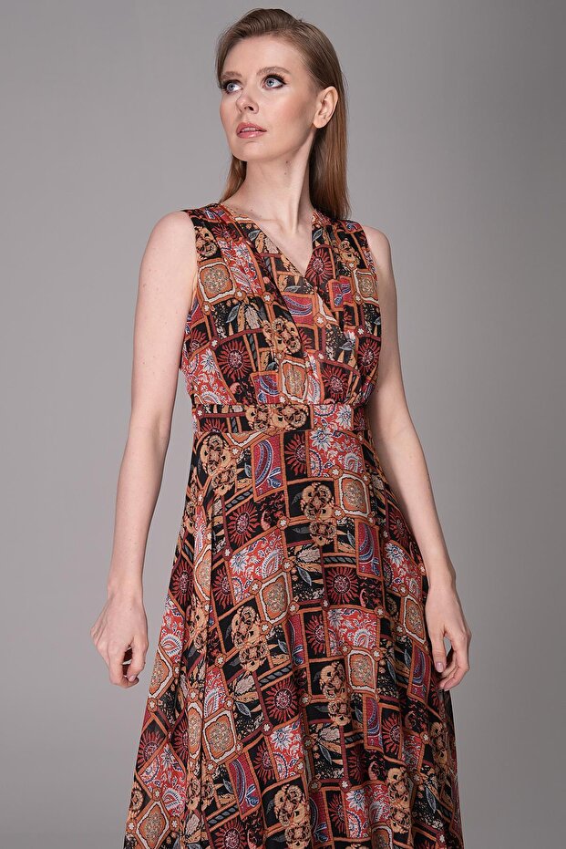 Uzun Şifon-Elbise - 4