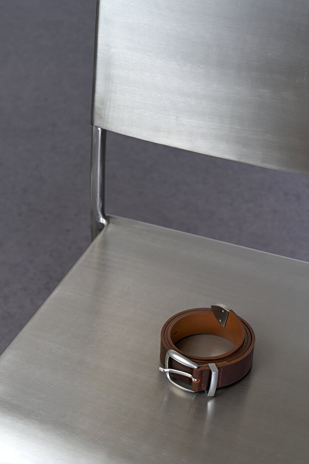 Eskitme Kovboy %100 Deri Kemer - 1