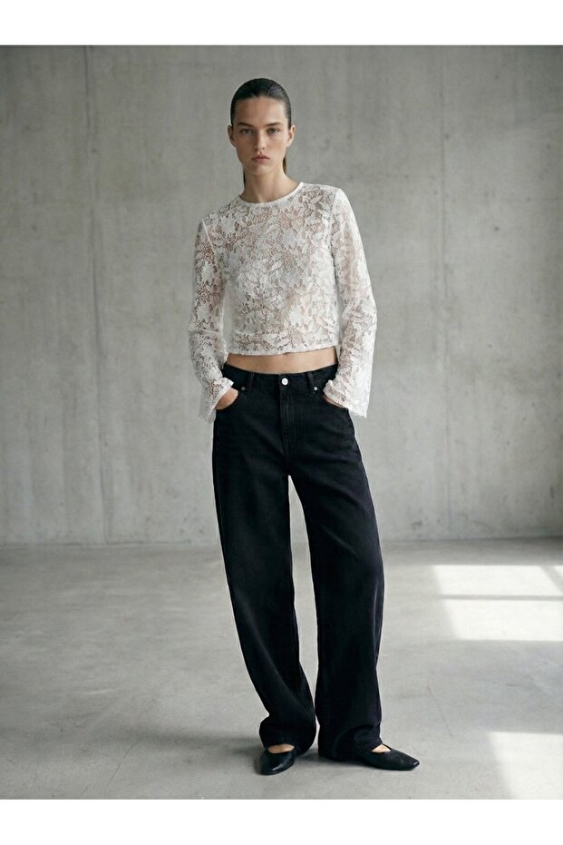 Beyaz Sweatshırt - 1