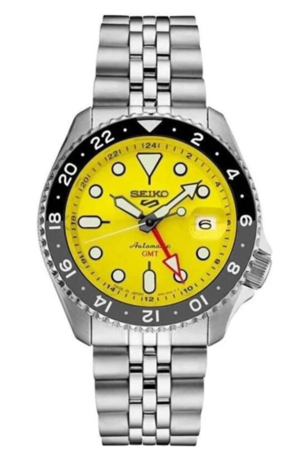 Ssk017J Gmt Automatic Steel Men's Wristwatch Original Box and Certificate Corporate Invoice