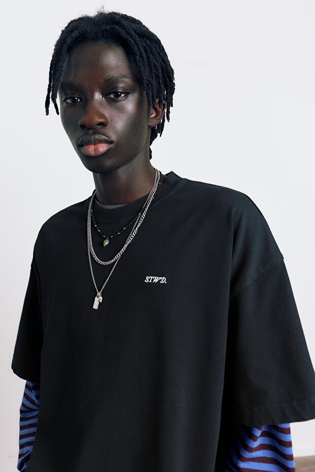 STWD grafik baskılı t-shirt - 6