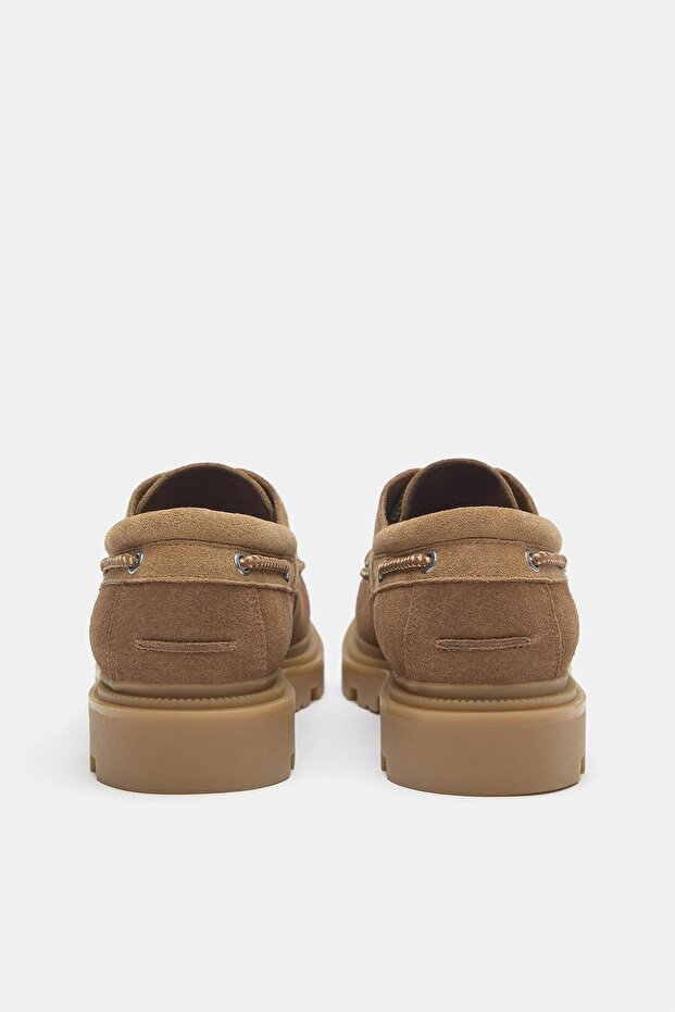 Hacimli deri tekne ayakkabısı - 6