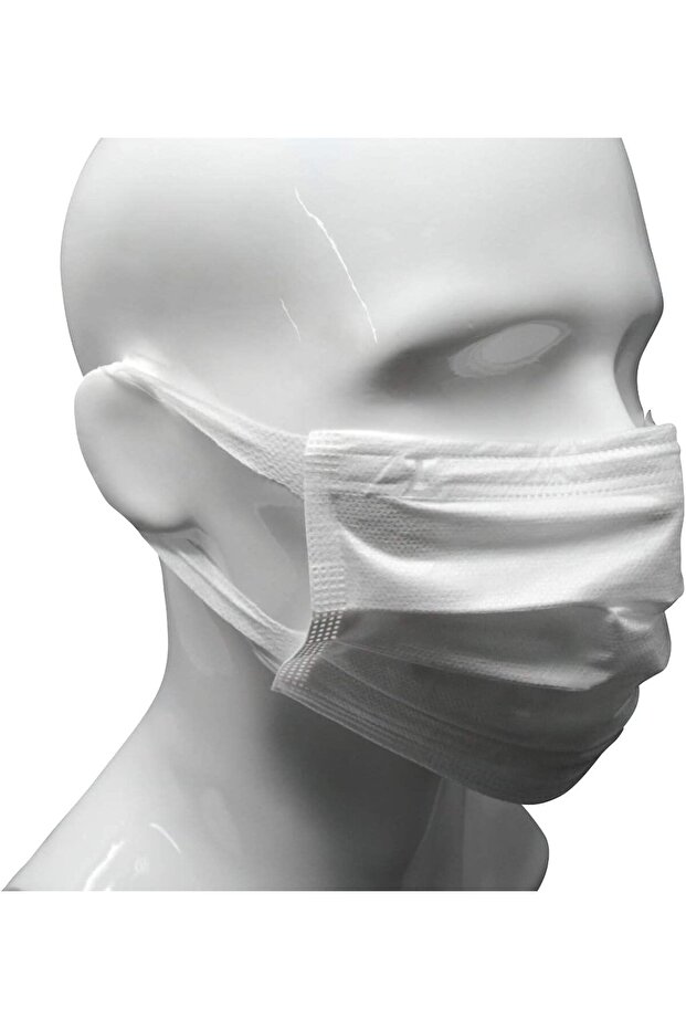 YU WELL Runhu White Soft Earloop Face Mask (WHITE) (50PCS)
