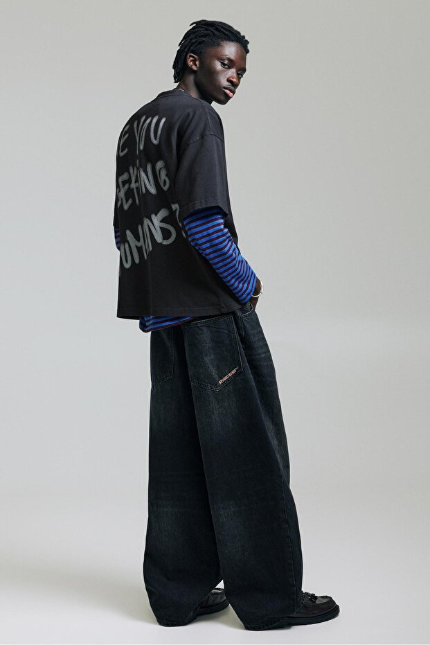 STWD grafik baskılı t-shirt - 1