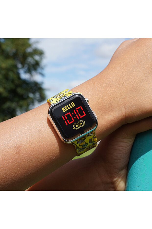 ساعة بحزام مطبوع بتقنية LED - 3