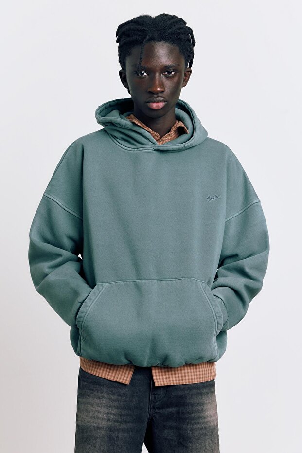 Yıkanmış kapüşonlu sweatshirt STWD - 2