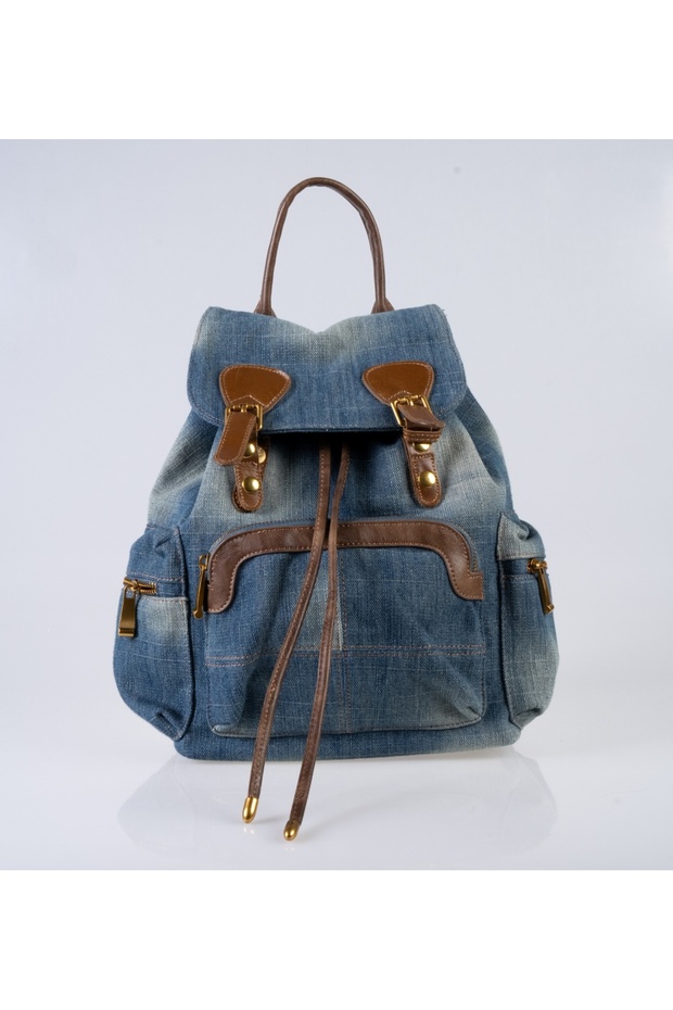 C1014 Denim Backpack and Handbag