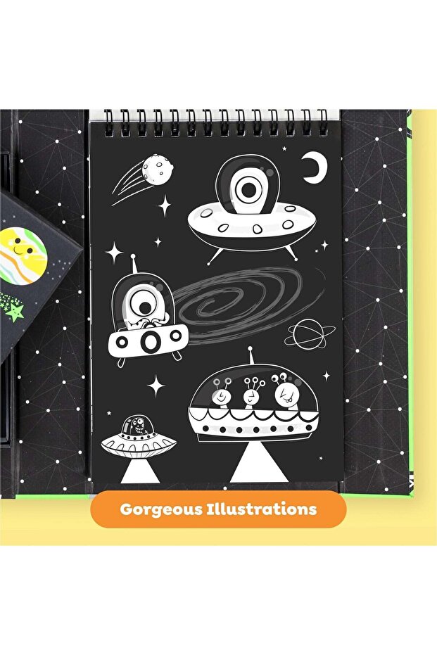Neon Colouring Set Outer Space - 5