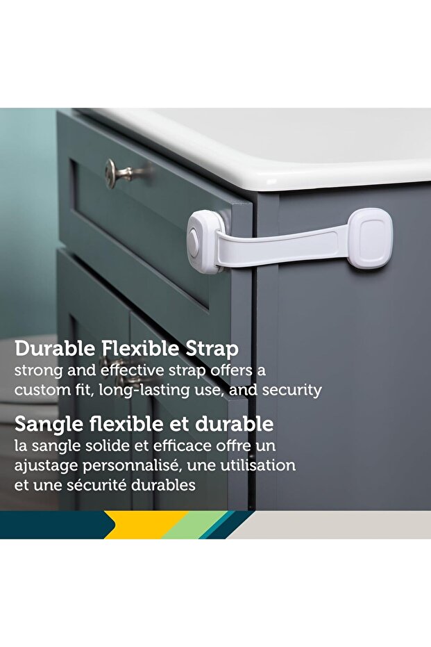 قفل متعدد الاستخدامات من OutSmart، أبيض - 6