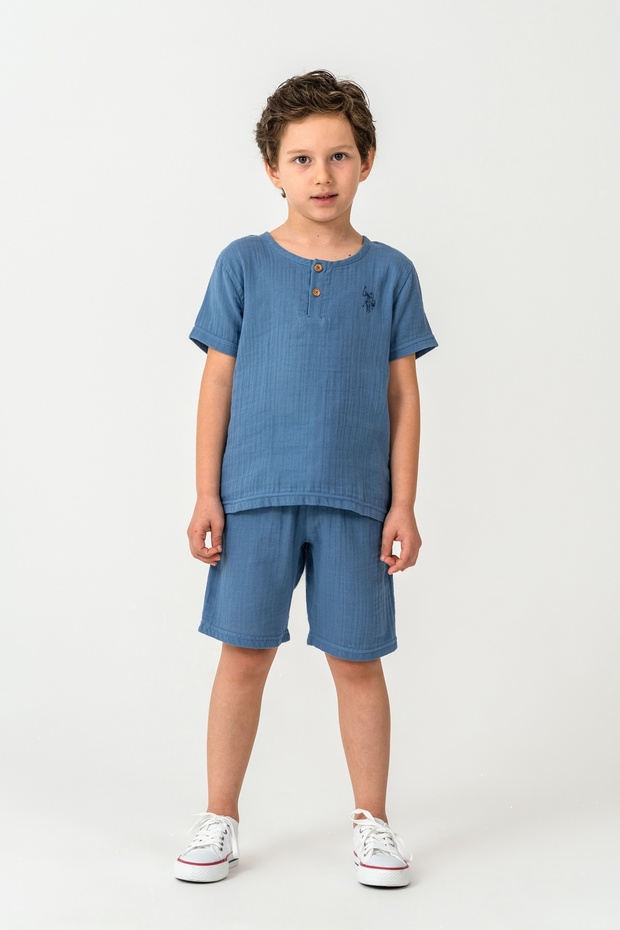 U.S. Polo Assn Licensed Boys' Top and Bottom Set