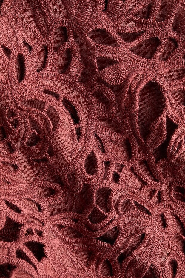 Nakış İşlemeli Keten Bluz - 6