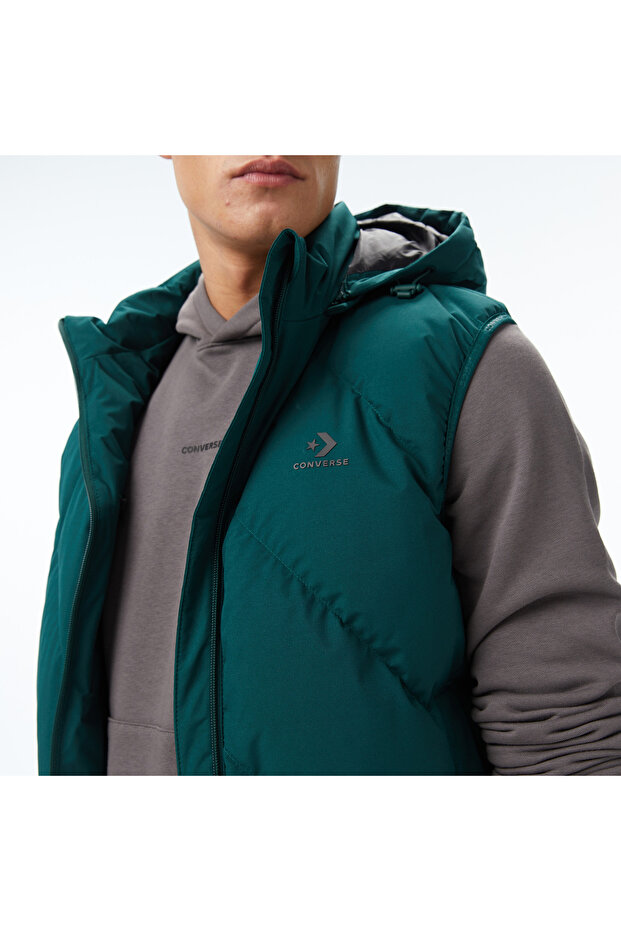 Erkek Yeşil Mont - 5