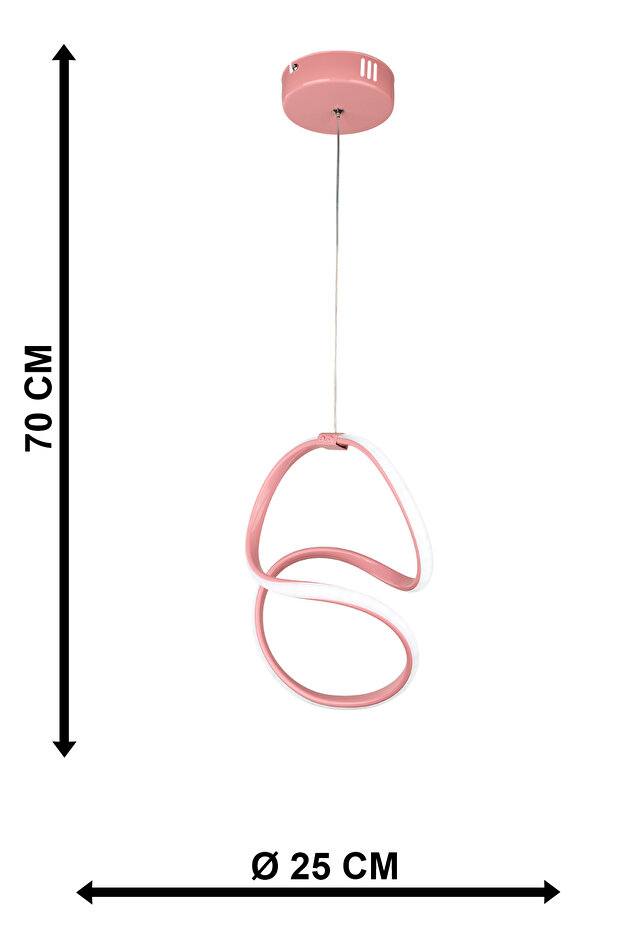 Nirva Ledli Avize Pembe - 4