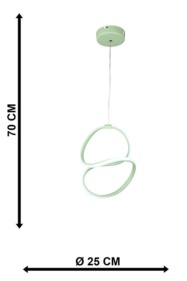 Nirva Ledli Avize Yeşil - 4