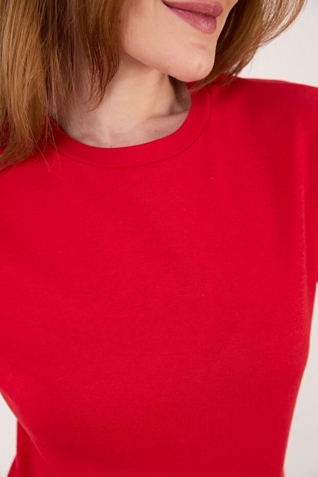 KISA KOL BASIC BLUZ - 7