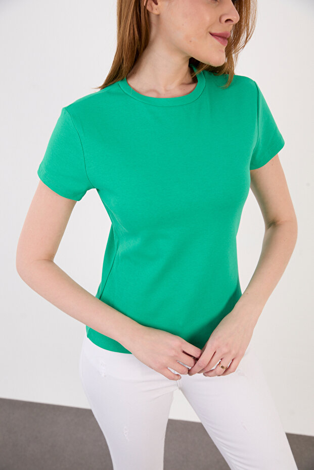 KISA KOL BASIC BLUZ - 1