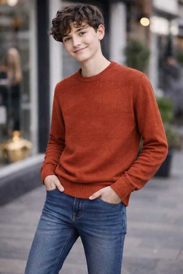سترة رجالية من GEZ BOY تناسب الأعمار من 12 إلى 17 سنة