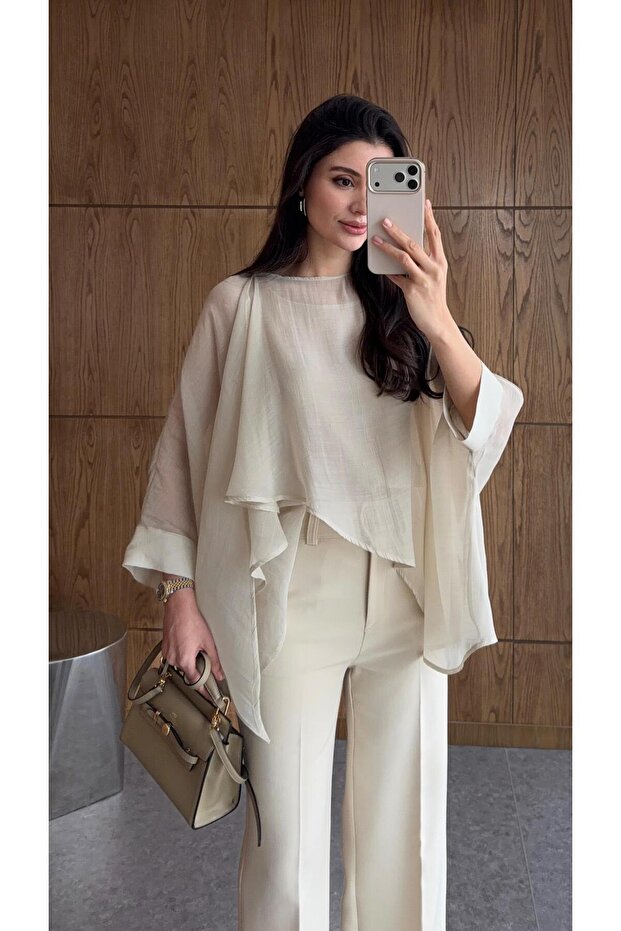Soft Aura Bej Bluz - 1