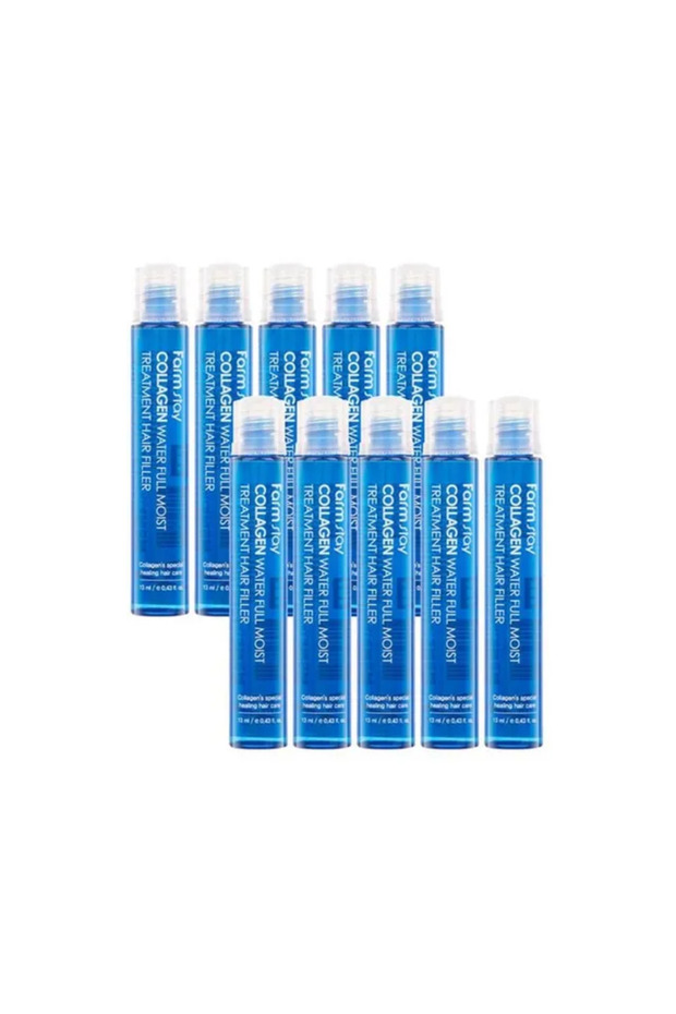 Farm Stay Collagen Water Full Moist Treatment Hair Filler, 13 ml - 10 Pieces