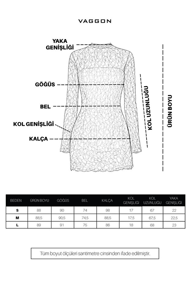 Acı Kahve Dantelli Mini Elbise - 6