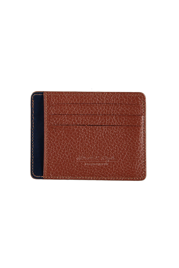 Patterned Flother Leather Card Holder