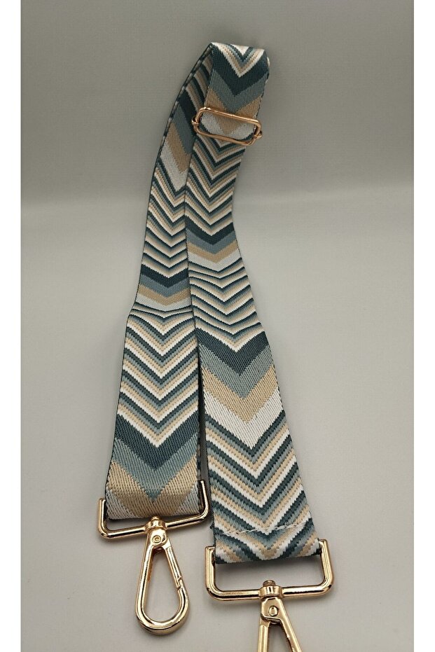 Patterned Bag Strap Woven Mango - 1