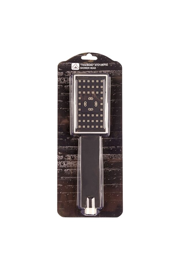 Premium Black Rectangular Shower Head - 4