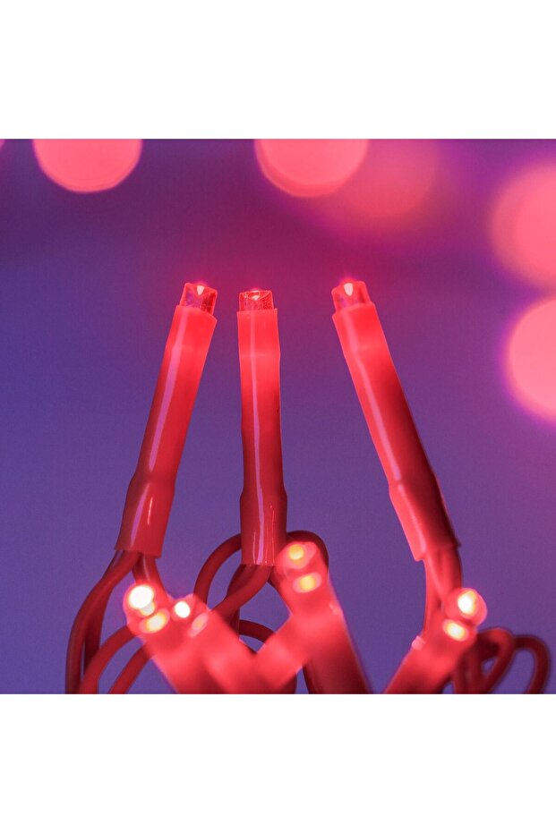 100 LED Interconnectable Light System 6.07m - Red - 1